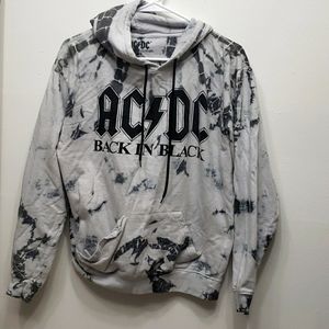 AC DC   BLACK in BLACK   Hoodie Sweater size M.      E2